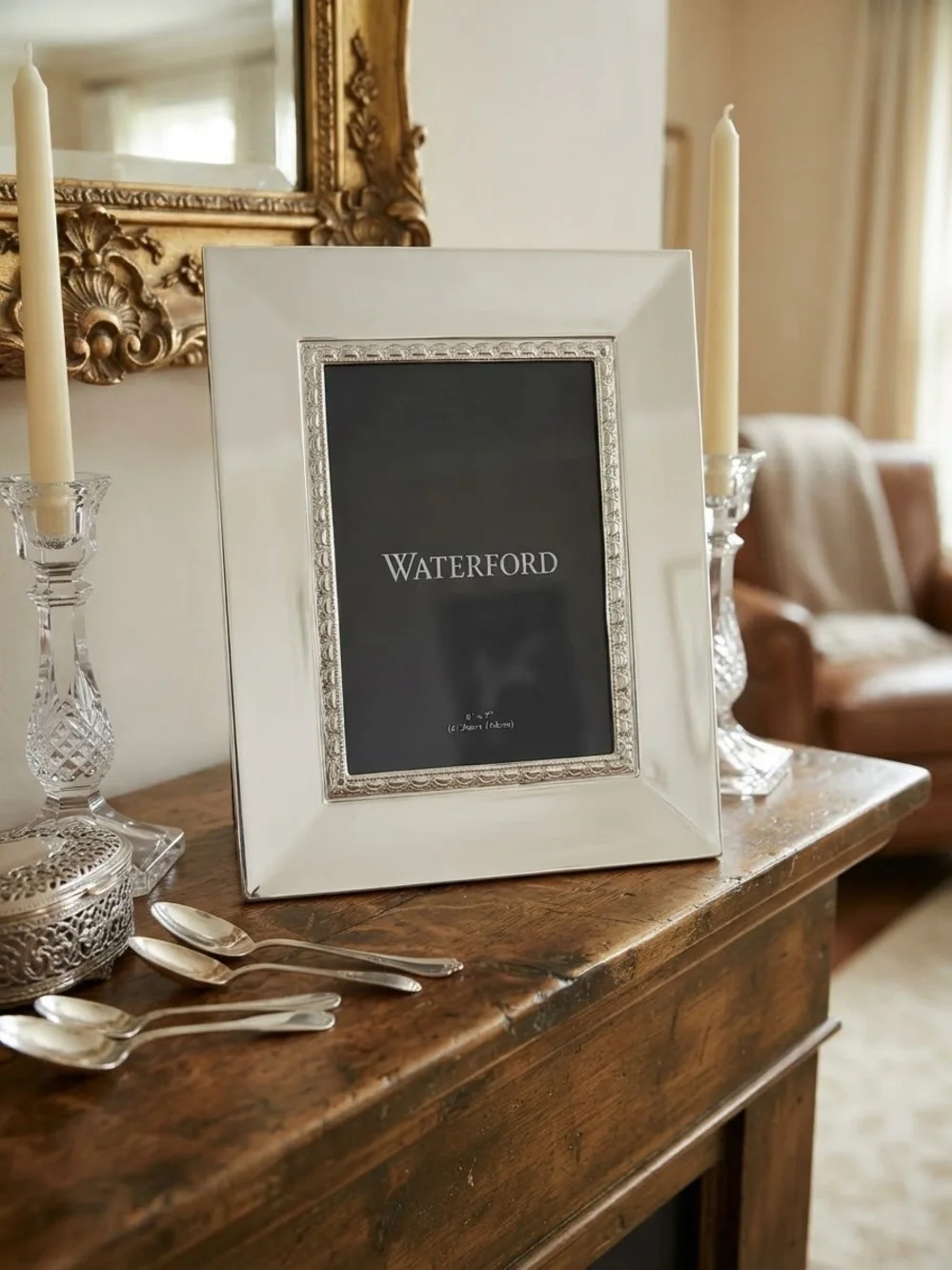 Waterford Silver Photo Frame - Elegant Silver Finish